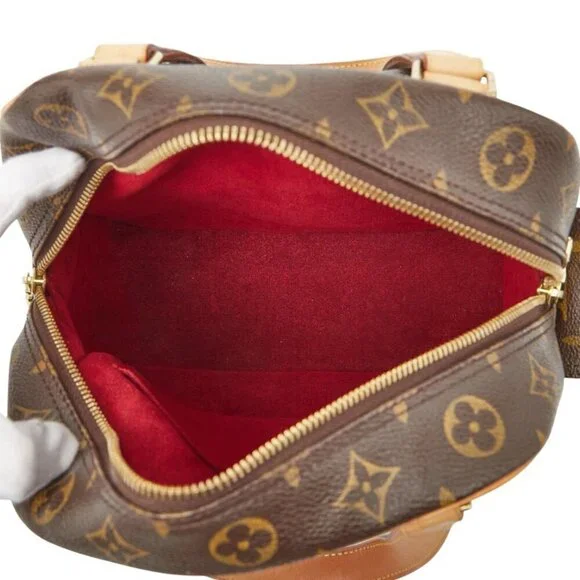 LOUIS VUITTON Brown Monogram Leather Bag - Picture 9 of 11